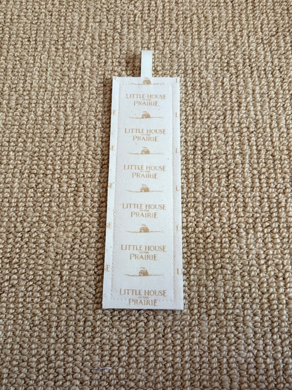 Little House on the Prairie Themed Fabric Bookmark